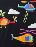Helicopter Printed T-shirt - CCMOM