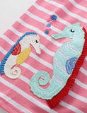 Hippocampus Appliqu¡§| Suit - CCMOM