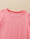 Horse and Bird Appliqu¨¦ Long Sleeve Dress - CCMOM