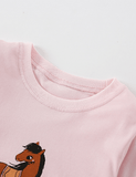 Horse Printed Long-Sleeve Set - CCMOM