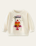 Ice Cream Printed Sweatshirt - CCMOM