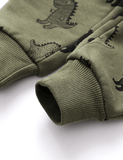 Illustration Dinosaur Printed Sweatpants - CCMOM