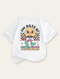 Kids First Day of School Smiley Printed T-shirt - CCMOM