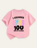 Kids First Day of School Truck Printed T-shirt - CCMOM