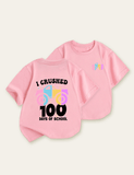 Kids First Day of School Truck Printed T-shirt - CCMOM