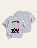 Kids First Day of School Truck Printed T-shirt - CCMOM