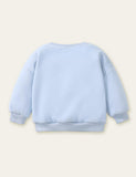 Kitten Embroidery Velvet Thicken Sweatshirt - CCMOM