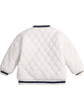 Letter Appliqu¡§| down Jacket - CCMOM