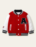 Letter Button Design Thickened Pilot Jacket - CCMOM