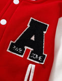Letter Button Design Thickened Pilot Jacket - CCMOM