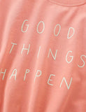 Letter Print Pullover Sweatshirt - CCMOM