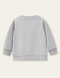 Letter Print Sweatshirt - CCMOM