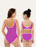 Letter Printed Family Matching Swimsuit - CCMOM