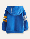 Letter Printed Sport Hoodie Set - CCMOM