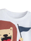 Lion Appliqu¡§| Zebra Printed Set - CCMOM