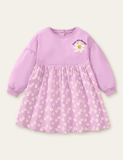 Little Daisy Embroidered Long Sleeve Dress - CCMOM