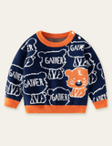 Little Dinosaur for Listening to Music Sweater