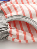 Lovly Animal Appliqu¡§| Striped Shorts - CCMOM