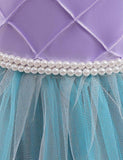 Mermaid Bow Mesh Party Dress - CCMOM