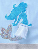 Mermaid Embroidered Mesh Dress - CCMOM