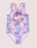 Mermaid Shell Sequined Swimsuit - CCMOM