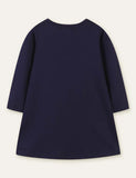 Mouse Mushroom Appliqu¡§| Embroidered Dress - CCMOM