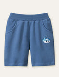 Octopus Embroidered Shorts - CCMOM