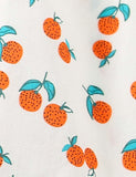 Orange Full Printed Sleeveless Dress - CCMOM