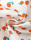 Orange Full Printed Sleeveless Dress - CCMOM