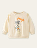 Painter Girl Printed Sweatshirt - CCMOM