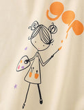 Painter Girl Printed Sweatshirt - CCMOM