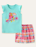 Parrot Embroidery Appliqu¡§| Set - CCMOM