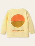 Patchwork Sunset Printed Sweatshirt - CCMOM