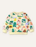 Penguin Polar Bear Printed Sweatshirt + Pants - CCMOM