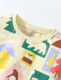 Penguin Polar Bear Printed Sweatshirt + Pants - CCMOM
