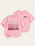 Personalized Letter Printed School T-shirt - CCMOM