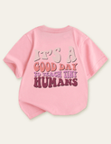 Personalized Letter Printed School T-shirt - CCMOM