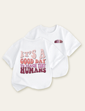 Personalized Letter Printed School T-shirt - CCMOM
