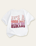 Personalized Letter Printed School T-shirt - CCMOM