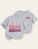Personalized Letter Printed School T-shirt - CCMOM