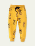 Pineapple Print Long Sports Pants