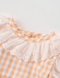 Plaid Printed Dress - CCMOM