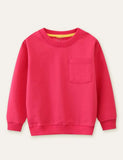 Pocket Colorful Sweatshirt - CCMOM