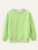 Pocket Colorful Sweatshirt - CCMOM