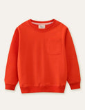 Pocket Colorful Sweatshirt - CCMOM