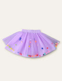 Pom Pom Mesh Skirt - CCMOM