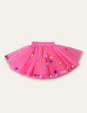 Pom Pom Mesh Skirt - CCMOM