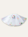 Pom Pom Mesh Skirt - CCMOM