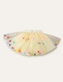 Pom Pom Mesh Skirt - CCMOM