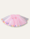 Pom Pom Mesh Skirt - CCMOM